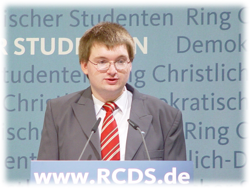 Konstantin Zell, Vorsitzender RCDS Ulm